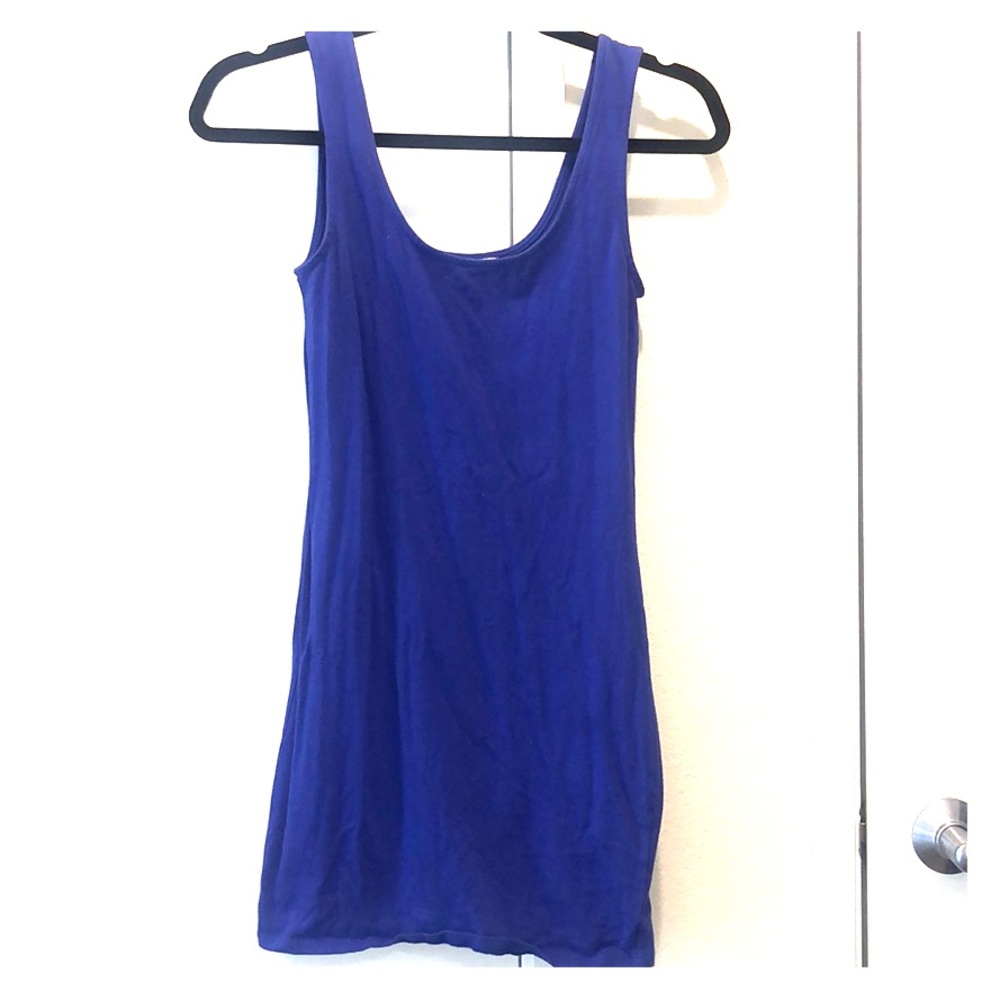 Purple Tank T-Shirt Dress